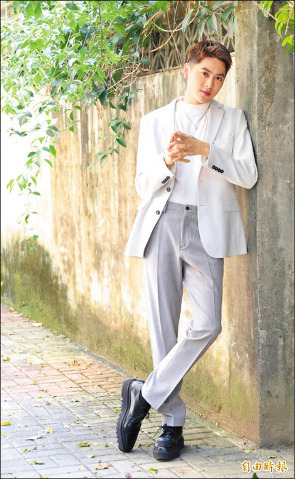 黃新皓在《基因決定我愛你》有許多內心戲的演出。（記者宋志雄攝）(另開新視窗/jpg檔)圖片